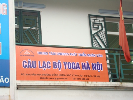 CÂU LẠC BỘ YOGA HÀ NỘI - TRUNG TÂM UNESCO PHÁT TRIỂN NHÂN VĂN